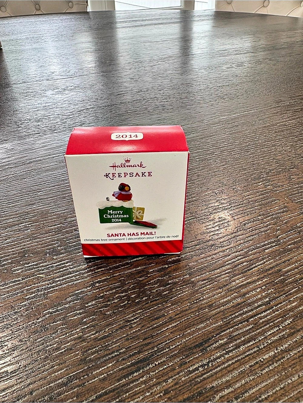 Hallmark Santa Has Mail! Christmas Ornament Red & Green